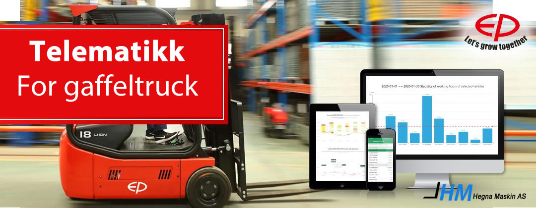 telematikk for gaffeltruck